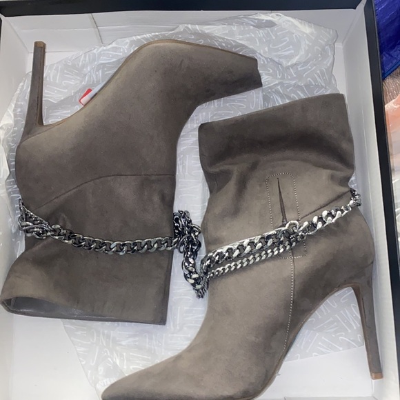 INC International Concepts Reanna Chain Dress Booties - Picture 2 of 2